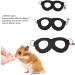 BAOFUYA Hamster Harness and Leash Set - No Pull Guinea Pig, Ferret, Iguana, Bearded Dragon - Black Striped Vest - Buy Online on GoSupps.com