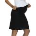 YESET Maternity Denim Mini Skirt - Knee Length Pregnancy Stretch Jeans - 42 (Jeans Schwarz) - Buy Online on GoSupps.com