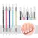 5 Pieces Dual Tipped Silicone Nail Sculpture Pen Set - Nail Art Gel Carving & Rhinestone Tools - Buy Online on GoSupps.com