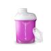 Amity Union women protein shaker 400 ml pink white deluxe - original protein shaker leak -proof - bpa free with sieve scale for creamy whakes gym fitness mug for isolates & training booster