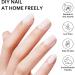 White Nail Polish - Translucent White Nail Varnish - Sheer Milky White Nail Polish - Long Lasting Quick Dry Nail Polish - Neutral Nail Polish French Manicure Nail Art DIY at Home - Buy Online on GoSupps.com