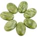 Rockcloud Oval Green Jade Worry Stone - Healing Crystal with Velvet Bag - Buy Online on GoSupps.com