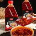 Sichuan flavor oil spiced chili sauce spicy red oil Chili oil chinese seasoning sauce spicy Chili sauce and paste sesame red oil Chili sauce salad dressing (Spicy taste 200g*1 can) Spicy taste 200g*1 can