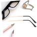 Balue Glasses Repair Set 2 Pairs of Stylish Sunglasses with Metal Frames & Spare Parts | Ros gold | Complete Glasses Repair Kit - Buy Online on GoSupps.com