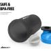 Boldfit Bouteille shaker compacte pour la gym bouteille shaker pour boissons prot in es mat riau sans BPA plastique bleu et gris 500 ml - Buy Online on GoSupps.com