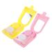 Solustre Box with 2 sets of contact lens container Mirror film Bag Small lens holder lens container case for contact lenses Colored contact lenses Accompanying box plastic