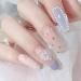 Nail Rhinestones and Pearls 2 Boxes 3D Nail Charms Flat Back Clear AB Crystal Nail Art Rhinestones Gems White Nail Pearls for Nail Art Decoration DIY Crafts (G) - Buy Online on GoSupps.com
