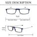 Buy Hubeye Foldable Reading Glasses for Men & Women - Blue Light Filter - Durable Hard Case - 3.5 Diopters - International Shipping - Buy Online on GoSupps.com