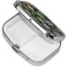 Succulent Plants Travel Pill Box | Cute 2 Compartment Organizer for Purse | Ideal Small Gift for Travelers - Buy Online on GoSupps.com
