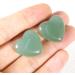Soulful Healing Green Aventurine Crystal Heart Pocket Stones - 20mm (2pcs) for Reiki, Meditation, and Stress Relief - Buy Online on GoSupps.com