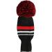Scott Edward Golf Headcovers Set of 3 - Fits Driver, Fairway Wood, and Hybrid - Perfect Golf Bag Upgrade - BLACK Red White - Buy Online on GoSupps.com