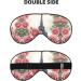 Eiffel Tower Rose Flower Print Eye Mask - Ultra-Soft & Light-Blocking for Optimal Comfort & Restful Sleep - International Shipping Available - Buy Online on GoSupps.com