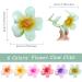 Matte Flower Hair Claw Clips Set of 6 for Women Large Non-Slip Strong Hold Clips for Thick/Thin Hair Cute Daisy Hair Accessories Gift Set Transparent - Buy Online on GoSupps.com