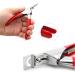 Nail Clipper for Thick Nails Nail Tips Nail Clipper Type U Stainless Steel Nail Cutter For Acrylic Nails Pedicure Tools Professional Coupe Capsule Ongle (Color : Red) - Buy Online on GoSupps.com