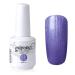 Vishine Soak-off Gel Polish Lacquer Nail Art UV LED Manicure Varnish 15ml Medium Purple(263) #263