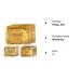 24K Gold Crystal Face Mask Set - Anti-Aging Eye & Lip Masks for Dark Circles Puffiness & Skin Moisture Treatment | International Shipping - Buy Online on GoSupps.com