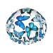 Watercolor Butterfly Shower Cap For Women Hair Caps For Shower Reusable Shower Cap For Long Hair Large Black