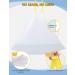 KONE Commode Liners Disposable Waste Bags - 110 Count | Fits All Standard Bedside Portable Toilet Chairs | Easy to Use - Buy Online on GoSupps.com