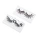 Veemoon 2 Pairs Fake Eyelashes Sequin Eyelash Fluffy Volume Lashes Artificial Eyelashes Women False Eyelash Thick Volume Eyelash Faux Lashes 3d Glitter Powder Make up Chemical Fiber