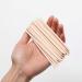 Borogo 200 Pcs Orange Wooden Nail Sticks - Double Sided Cuticle Pusher & Remover for Manicure Pedicure - Buy Online on GoSupps.com