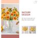 HOMSFOU Simulated Sunflower Faux Sunflower Arrangement Artificial Sunflower Flowers Sunflower Bouquet Picks Home Decor Sunflower Bouquet Decors Fake Bouquet Single Flower Silk Flower - Buy Online on GoSupps.com