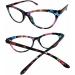5 Pack Ladies Reading Glasses - Blue Light Blocking Eyewear with Spring Hinge & Fashion Patterns | Multicolor 2.5x Reading Glasses for Women - Buy Online on GoSupps.com