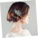 FRCOLOR Diamond Phoenix Hair Comb Pearl Wedding Headpiece Rhinestone Wedding Clip Flower Hair Pins Bridal Hair Accessories Bridal Headpieces for Wedding Christmas Crystal Bridesmaid Alloy - Buy Online on GoSupps.com