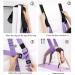 Kvittra Upgraded Yoga Strap for Stretching - Home Gym Pilates Equipment - Back Bend Assist & Leg Stretcher - Waist Flexibility Workout Bands - Ideal for Physical Therapy & Dance - Purple - Buy Online on GoSupps.com