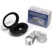 40X Full Metal Illuminated Jewelers Eye Loupe Magnifier with LED - Compact Pocket Magnifying Glass for Gems, Jewelry, Coins, Stamps - 1'' Lens Dia - Buy Online on GoSupps.com