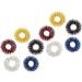 Lioobo 10-Pack Yin Yang Acupressure Massage Rings - Finger & Wrist Relaxation | International Shipping - Buy Online on GoSupps.com