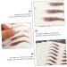 PLAFOPE Eyebrow Pen 9 sheets Hairlike Stickers Sticker Transfers Transfer False Shaping Imitation Artificial Temporary - Buy Online on GoSupps.com