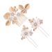PAMINGONO 1 Set Leaves and Flowers Hair Comb Headpiece for Wedding Decoration Flower Hair Pin Hair Combs for Women Accessories Flower Clips for Hair Flower Headpieces for Women
