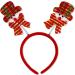 amangul Christmas Theme Headband Bowknot Snowman Hairhoop Party Props Accessories Festival Party Hairband Kids Adult Headwear(Snowman Red Gold Sca) - Buy Online on GoSupps.com