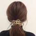 Celtic Hair Clips for Women - Vintage Hollow Metal Hairpins (Set of 4) for Weddings Parties & Office | Gold & Silver Styles - Buy Online on GoSupps.com