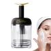 Cleanser Foamer - Transparent Manual Facial Cleanser Foamer Type Rotating Foam Maker - Portable Deep Cleansing Facial Cleansing Tools for Travel Household Rich Lather Black