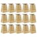 Healifty Kraft Paper Bags Kraft Paper Disposable Emesis Bags Portable s Leak-Proof Vomit Bags Sickness Bags Small Cleaning Bags for Airplane Travel 15pcs Mini Trash Bags