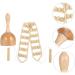 Lurrose 2 Sets Wooden Massage Pullback Multitools - DIY Hand Massage Devices & Household Therapy Cups - Buy Online on GoSupps.com