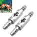 Greluma 2 STK disposal setback Valard made of stainless steel for anti-backflow recirculation CO2 line 4 mm hose controller diffuser in the aquarium system 2 CO2
