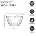 Party Essentials N6122021 Elegance/Deluxe Plastic Bowl 6-Ounce Capacity Clear (Case of 240) - Buy Online on GoSupps.com