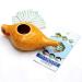 HealthGoodsIn Premium Ceramic Neti Pot with Salt - 225 Ml Freckle Pattern (Orange) | Sinus Relief Tool - Dishwasher Safe - Buy Online on GoSupps.com
