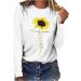 TsaChick Women's Oversized Sunflower Sweatshirt - Clearance Sale | White | S-XXL - Buy Online on GoSupps.com