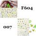 DIY Decoration Green Color Anime Cartoon Avocado 3D Design Nail Stickers Sliders Decals(007) - Buy Online on GoSupps.com