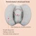Baby Travel Neck Support Pillow - Infant Headrest for Car Seat & Stroller - Grey - Buy Online on GoSupps.com