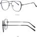 KDOQ Oversized Polygon Anti Blue Light Glasses for Men & Women - Ultra Light Alloy Black Frame - Buy Online on GoSupps.com