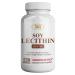 HEALTH LFE Lecithin 1200mg High Potency 120 Softgels Natural Combination of Essential Fatty Acids to Support Brain & Nerve Function- Lecithin Food Grade 1200mg per Serving Dietary Supplement