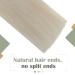 LAAVOO Blonde Micro Link Extensions - 50g Real Remy Human Hair 45cm Platinum Blonde #60 Invisible Micro Bead Hair Extensions - Buy Online on GoSupps.com
