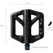 Crankbrothers Stamp Flat BMX/MTB Bike Pedal - Black Small | Adjustable Grip | Minimal Profile - Buy Online on GoSupps.com