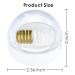 AMAZDIP Nail Drill Bits Cuticle Cleaner Case Tool - 2-in-1 Steel Wire & Nylon Brush for Carbide/Ceramic Bits - White - Buy Online on GoSupps.com