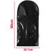 Premium Black Hair Extension Packaging Bag | Wig Storage for Strands & Extensions Durable Stylish & International Shipping - Buy Online on GoSupps.com