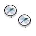 Dragonfly Print Printed Mini Round Pill Box Pill Box 3 Compartment Medicine Pill Case Pill Organizer Travel Pillbox Portable Pill Box for Pocket Home Office Use